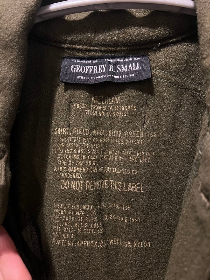 ア*ビ様 90's Geoffrey B. Small 再構築 ミリタリージャケ