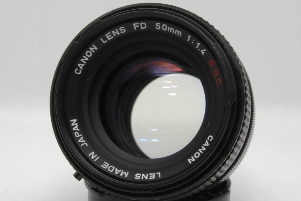 キャノン Canon FD 50mm F/1.4 SSC MF標準レンズ
