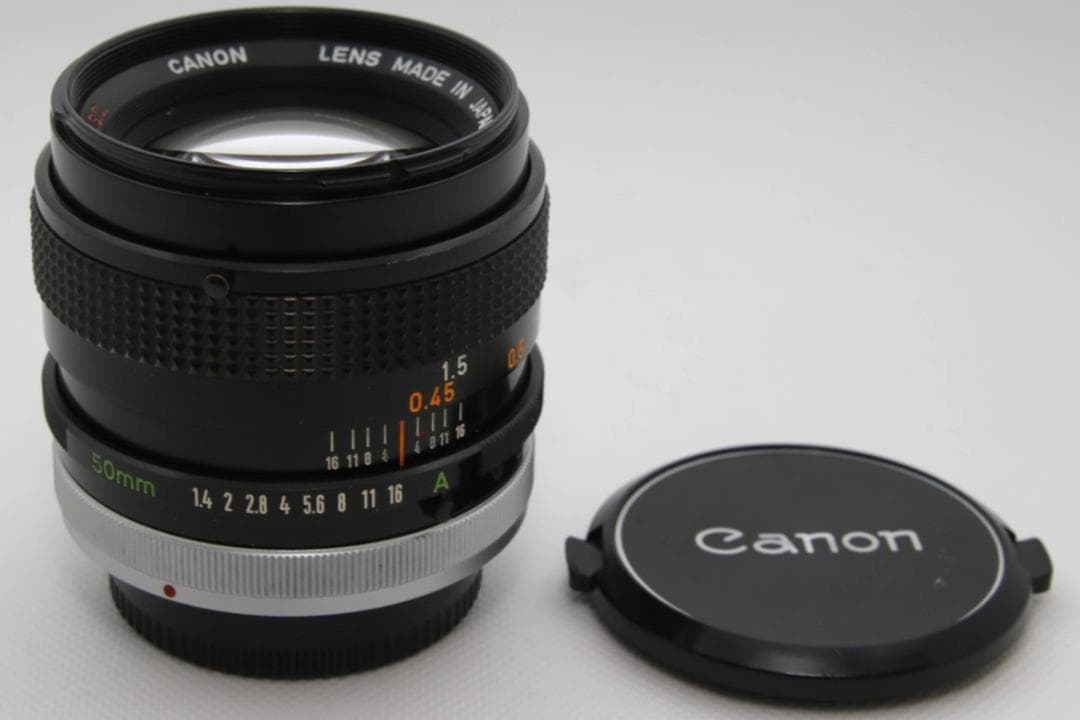 キャノン Canon FD 50mm F/1.4 SSC MF標準レンズ