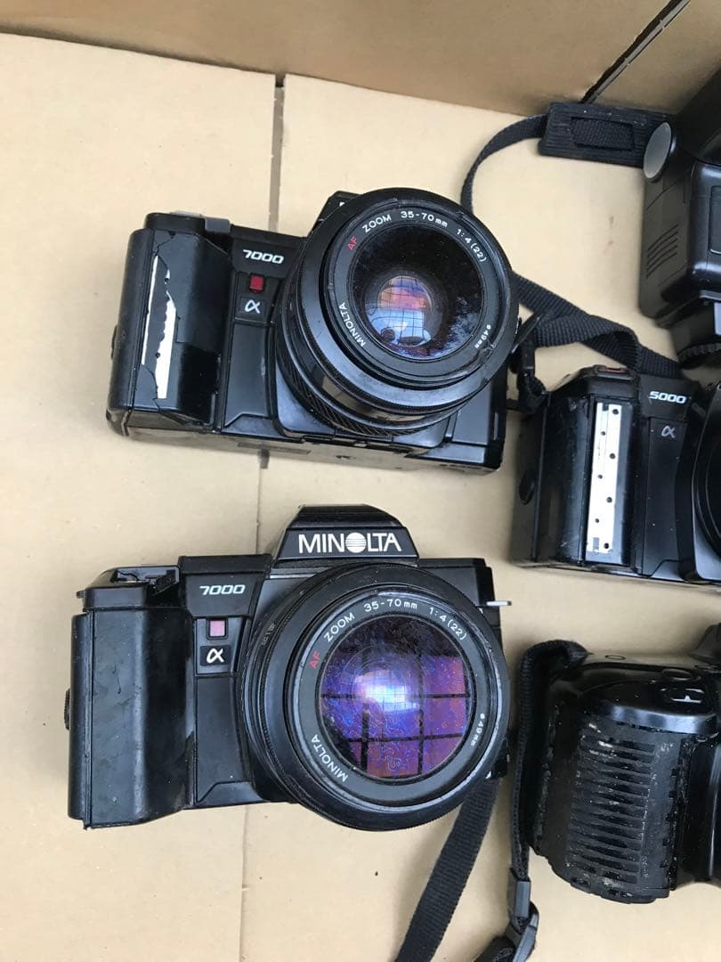 MINOLTA ミノルタ α7000 ＆5000＆a3xiジャンク