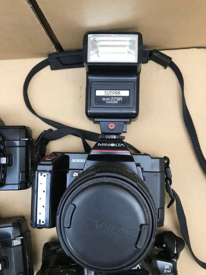 MINOLTA ミノルタ α7000 ＆5000＆a3xiジャンク