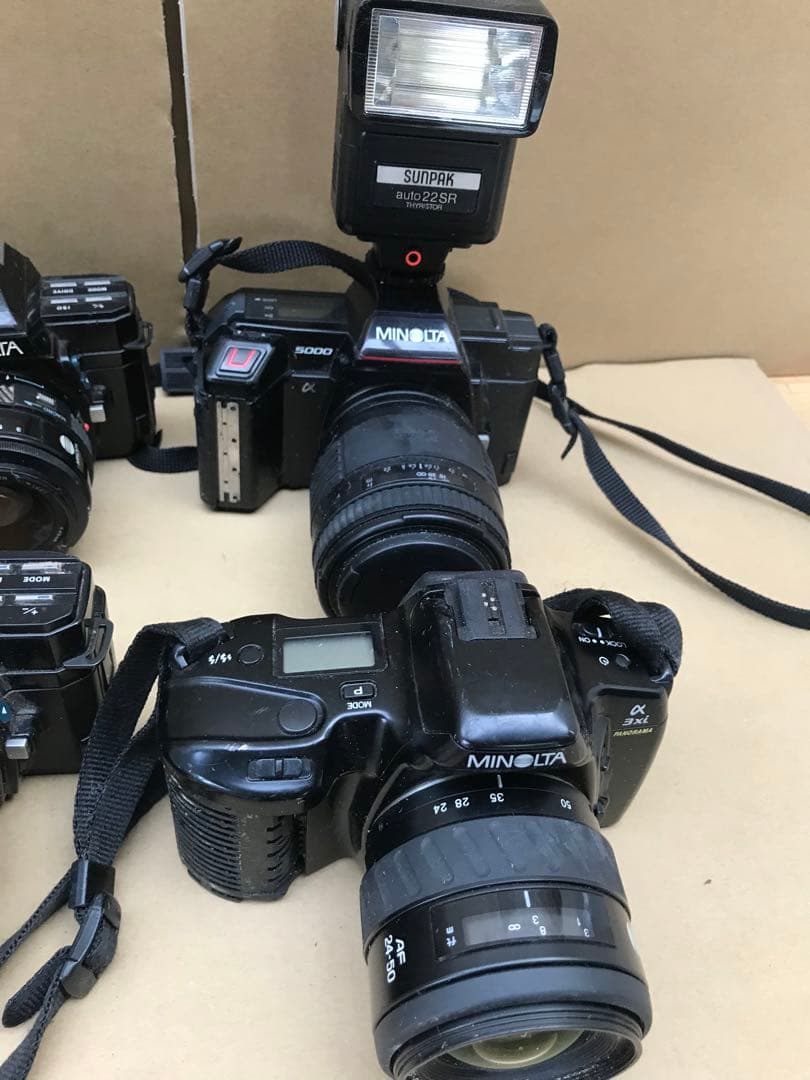 MINOLTA ミノルタ α7000 ＆5000＆a3xiジャンク