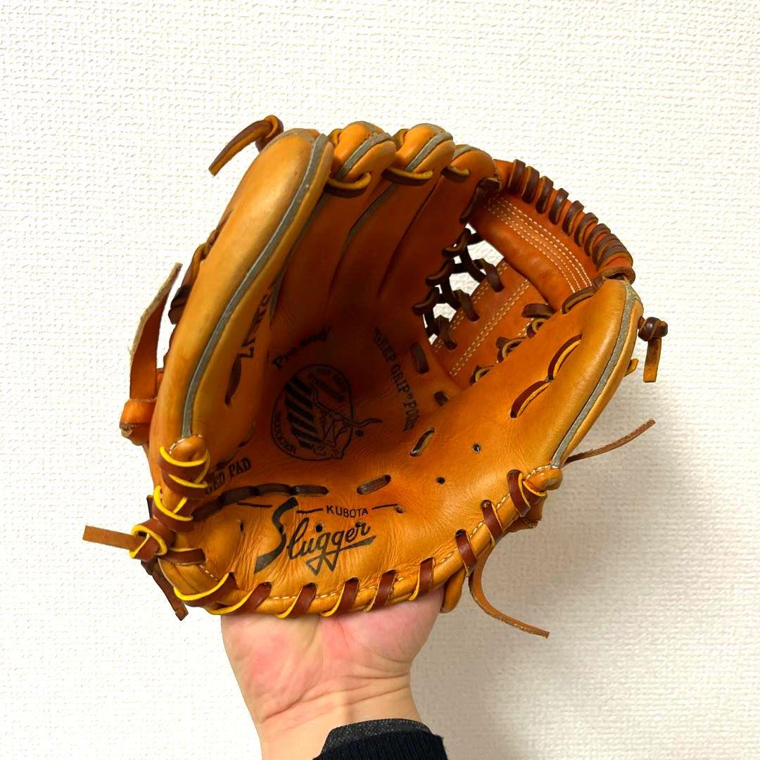 842 スラッガー 型抜群 硬式兼軟式 少年 内野手用グローブ 左投げ