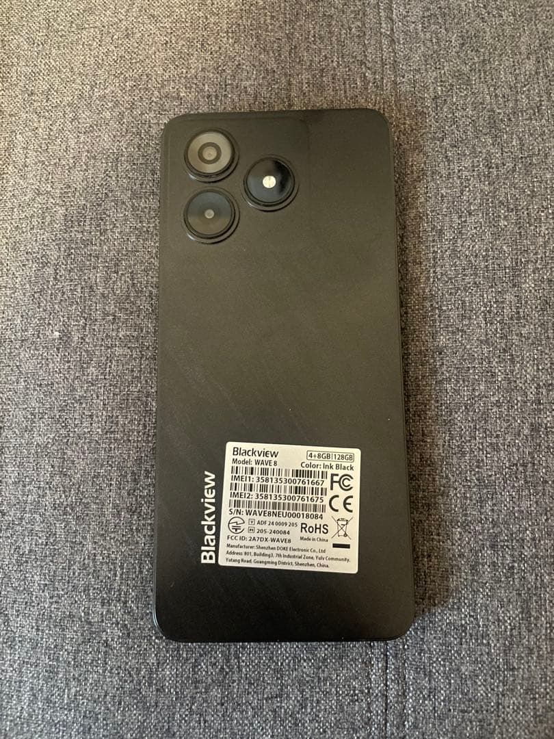 スマートフォン本体 Blackview WAVE8 12GB RAM 128GB