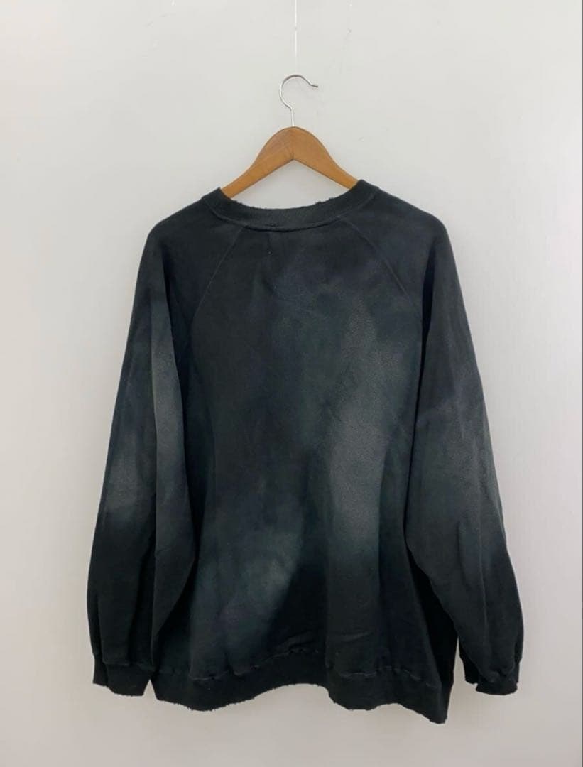 DAIRIKU◆スウェット/L/コットン/BLK/無地/23AW C-2