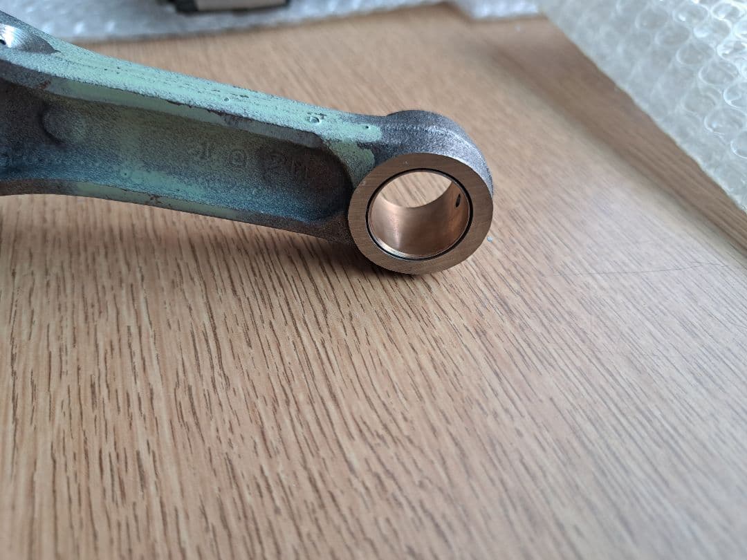 4A-GZE コンロッド×4本 トヨタAE92、AW11など 子メタル付き