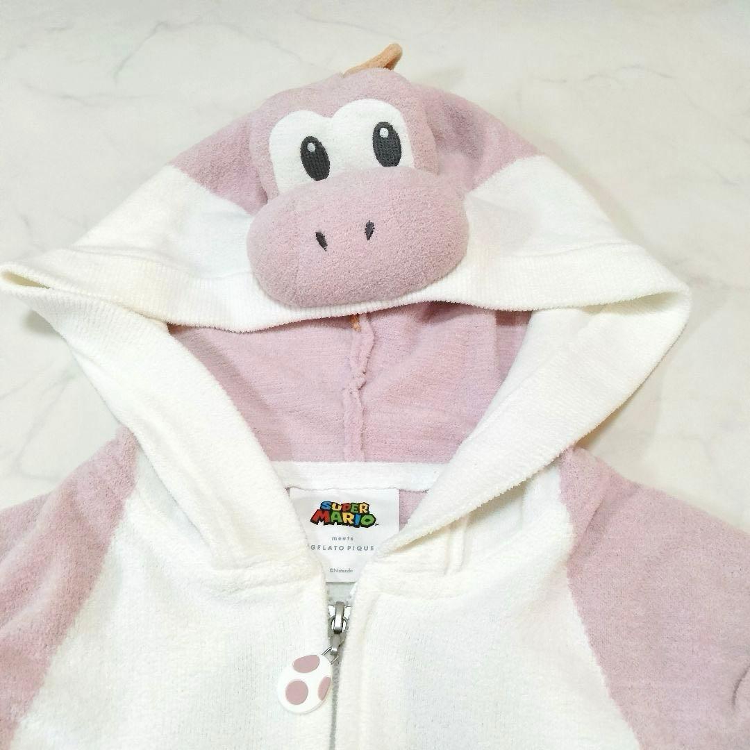 新品タグ付き　 ジェラートピケ × スーパーマリオ（ヨッシー）パーカー　ピンク