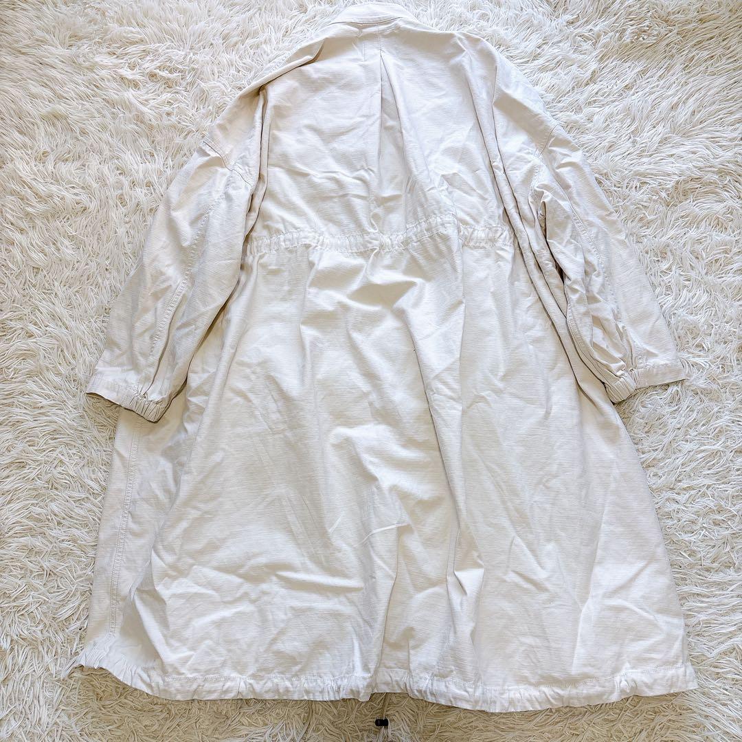 美品 アギュー　3way ロングマウンテンパーカー　キルティングベスト付 白