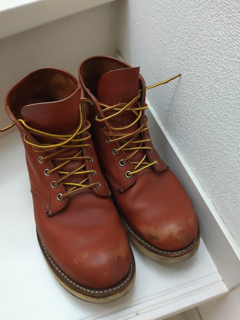 早いもの勝ち、Red Wing プレーントゥー ワークブーツ USA 9 D