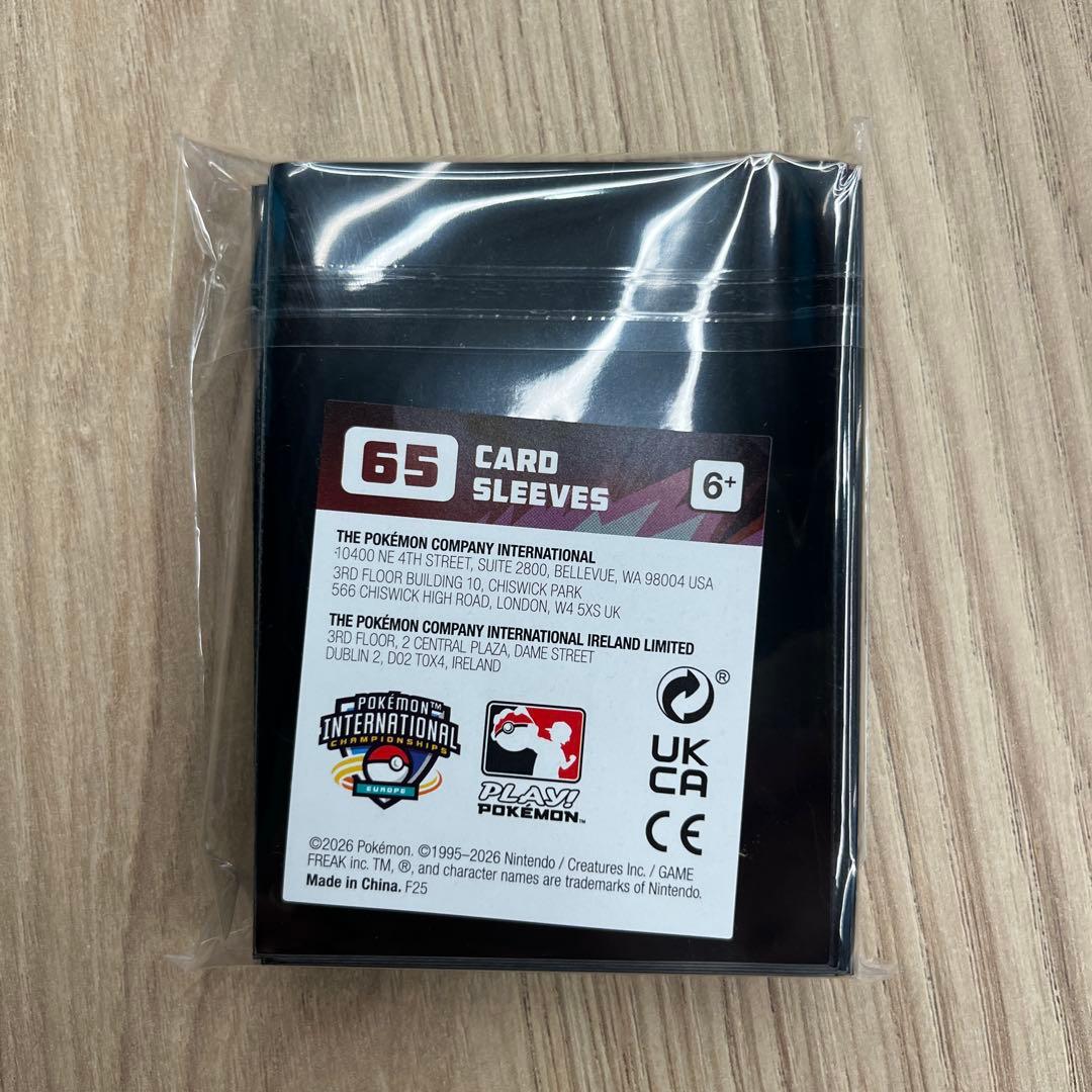 ポケモンカード　メガリザードンX スリーブ　EUIC2026 ロンドン