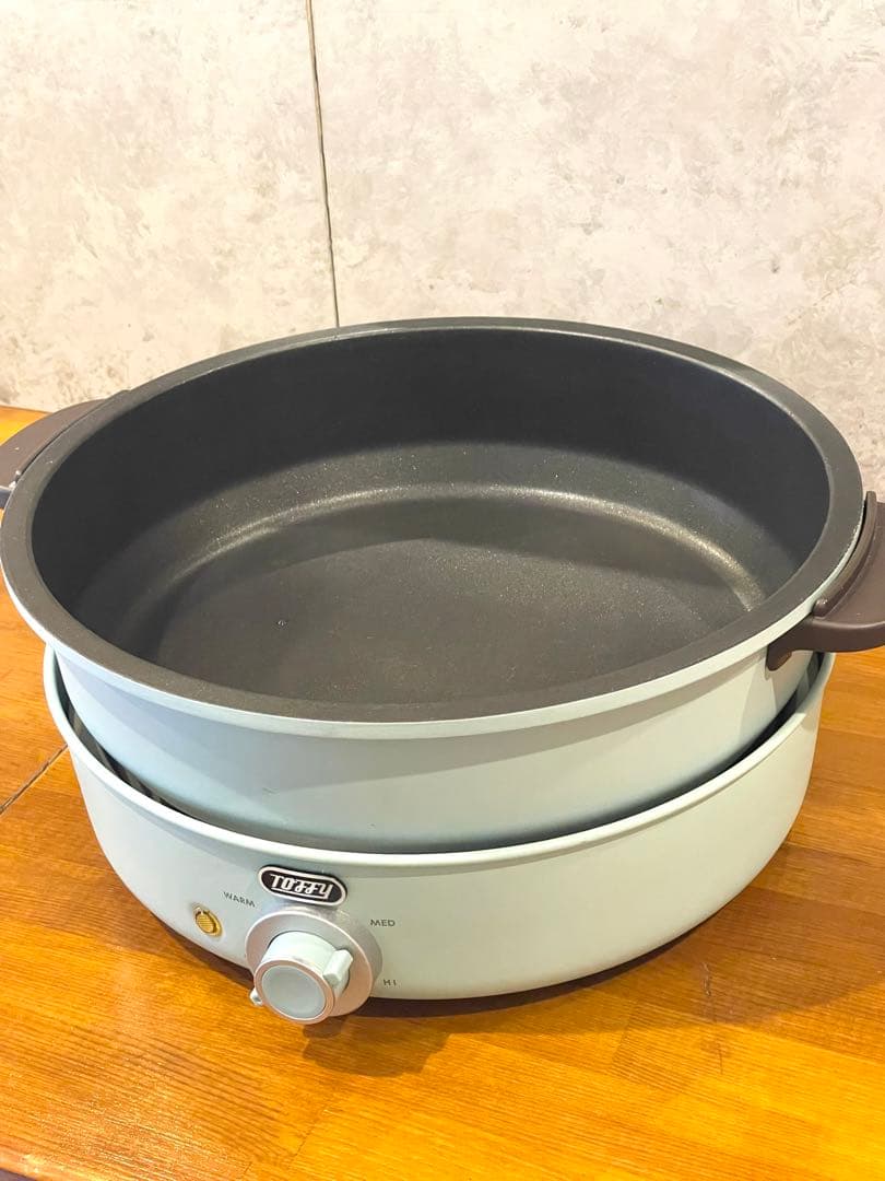 【TOFFY】電気グリル鍋 たこ焼き器 取扱説明書・箱付き