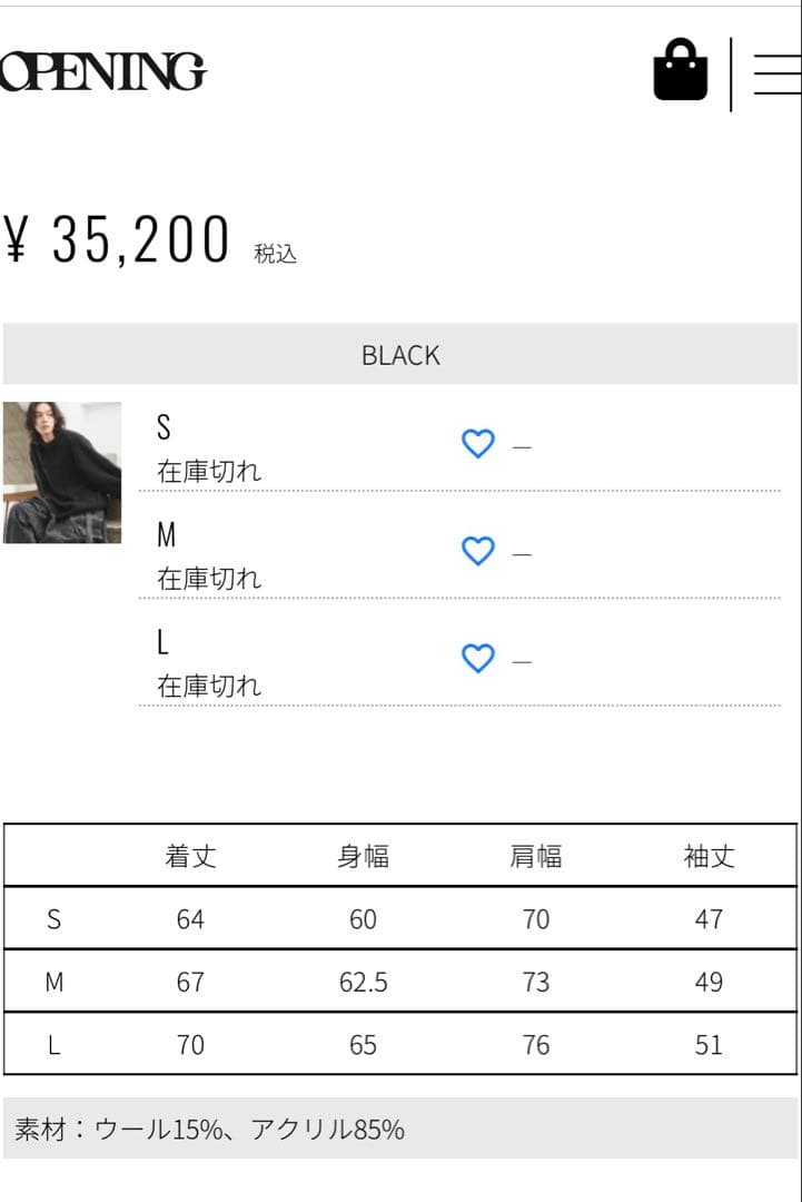 VICTIM × OPENING ACT ダメージニット