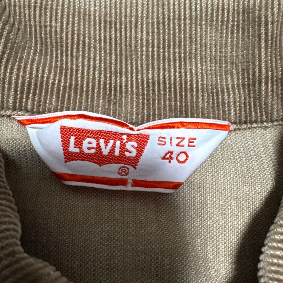 リーバイス　70s アメリカ製　コーデュロイジャケット　ブラウン