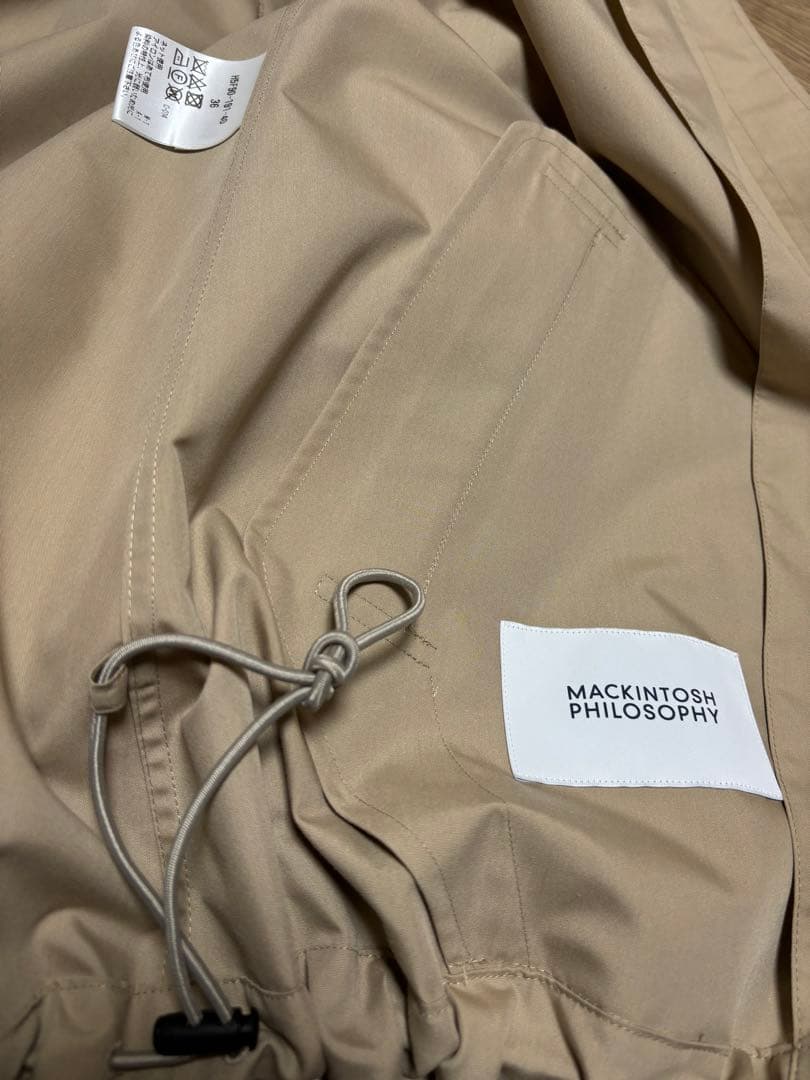 試着のみ＊マッキントッシュフィロソフィー コットン レインクロス ブルゾン