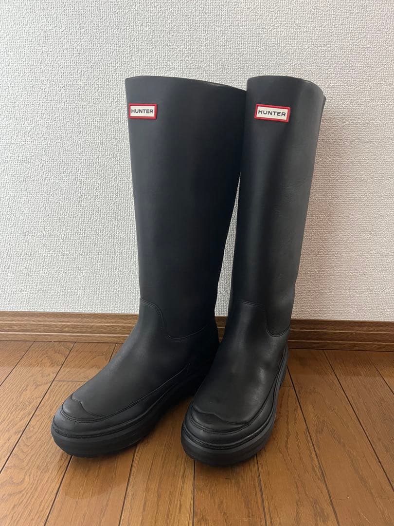 値下げ　新品 HUNTER ハンターブーツkilling eve長靴 黒US8