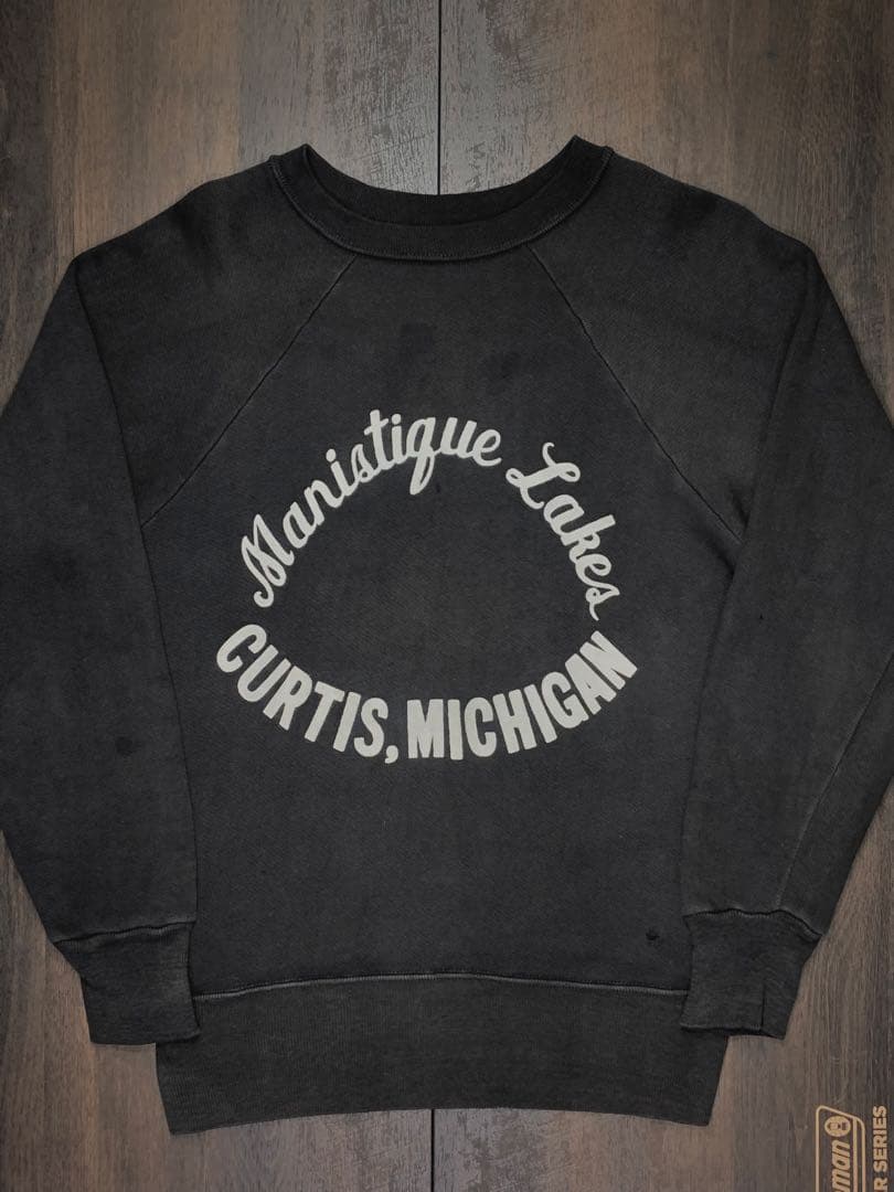 希少 ブラック 黒 50s 60s vintage ビンテージスウェット