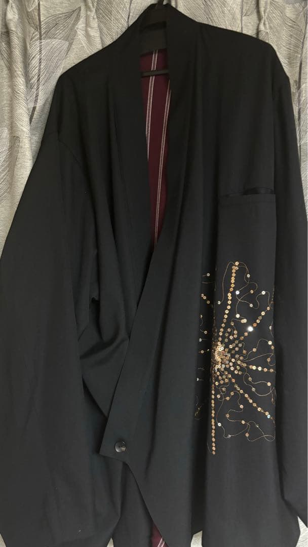 BISHOOL ウールギャバジン 着物 ジャケット 花火