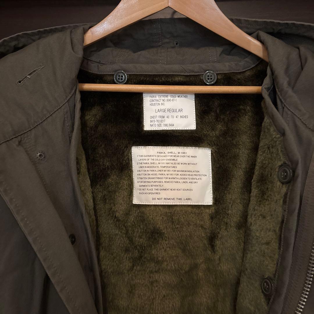 Houston ヒューストン M-51 モッズコート WAPER別注 L