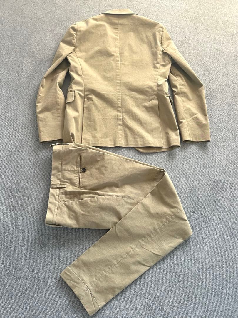 DSQURED2ベージュ シングルスーツ セット