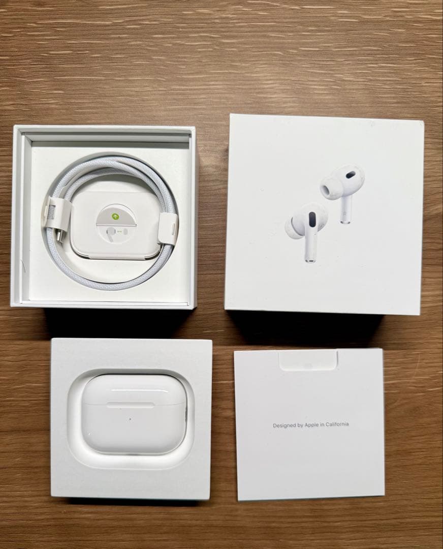 【美品】AirPods Pro2本体 USB-C充電ケース付属品全て有
