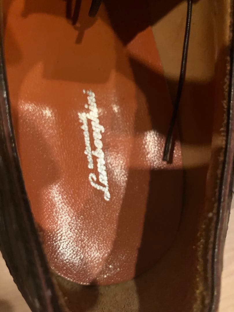 Enzo Bonafé製　ハンドメイド 定価10万円　ダイアモンドキャップトゥ