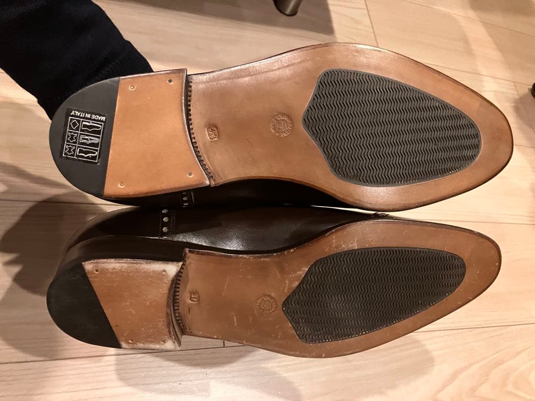 Enzo Bonafé製　ハンドメイド 定価10万円　ダイアモンドキャップトゥ