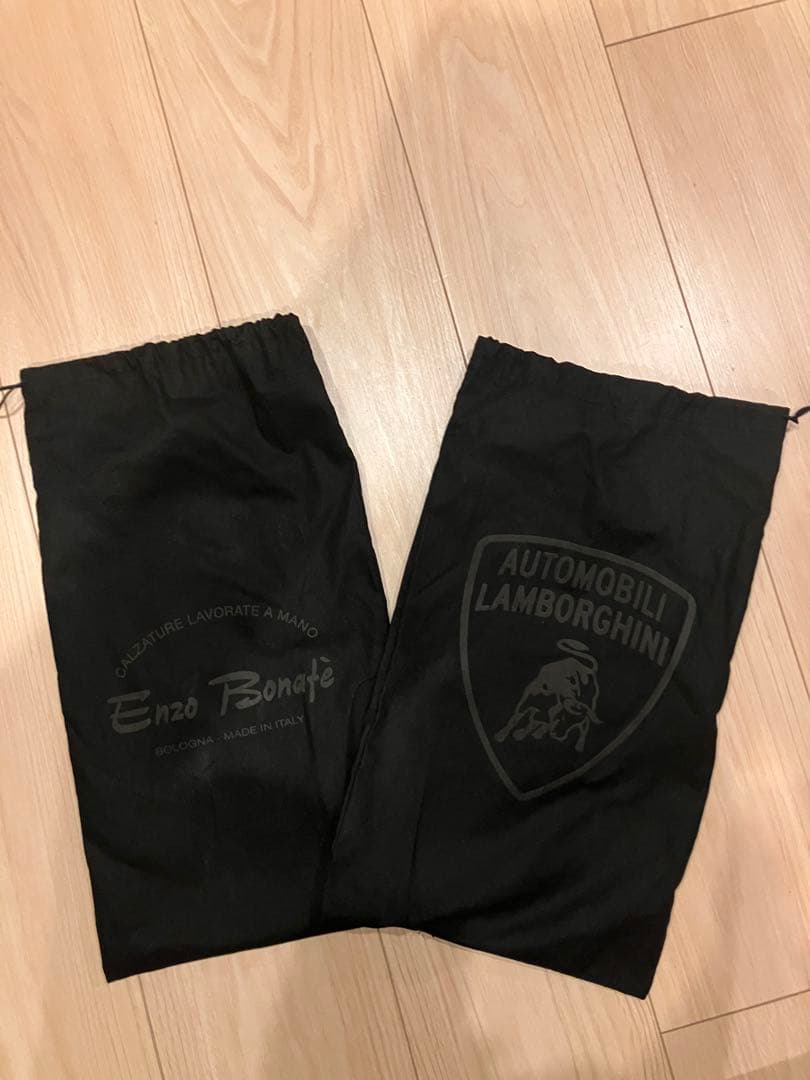 Enzo Bonafé製　ハンドメイド 定価10万円　ダイアモンドキャップトゥ