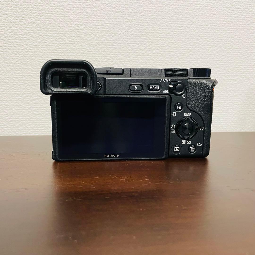 【美品】α6400本体（シャッター回数770回）＋35mm単焦点レンズ＋三脚等