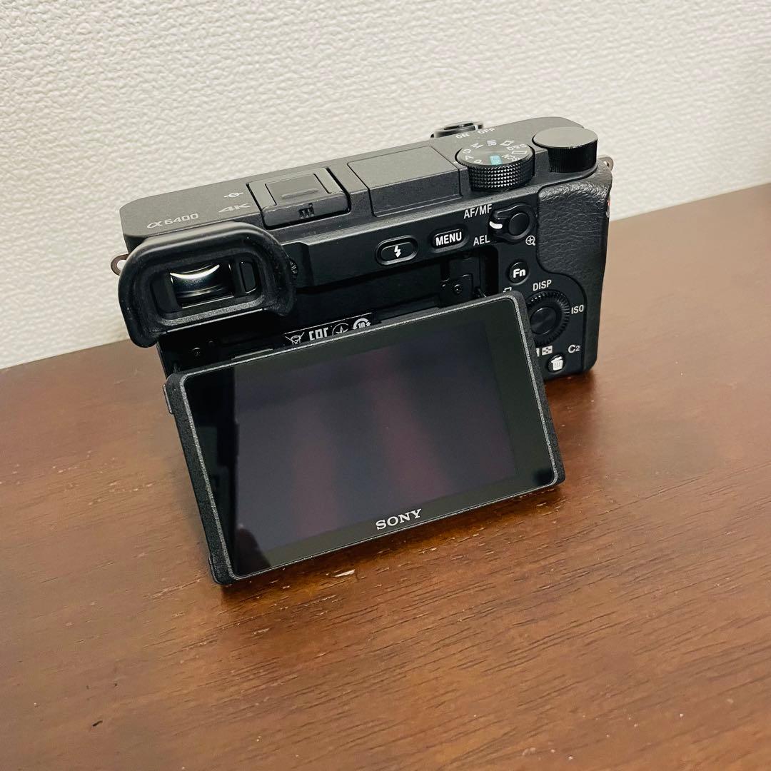 【美品】α6400本体（シャッター回数770回）＋35mm単焦点レンズ＋三脚等