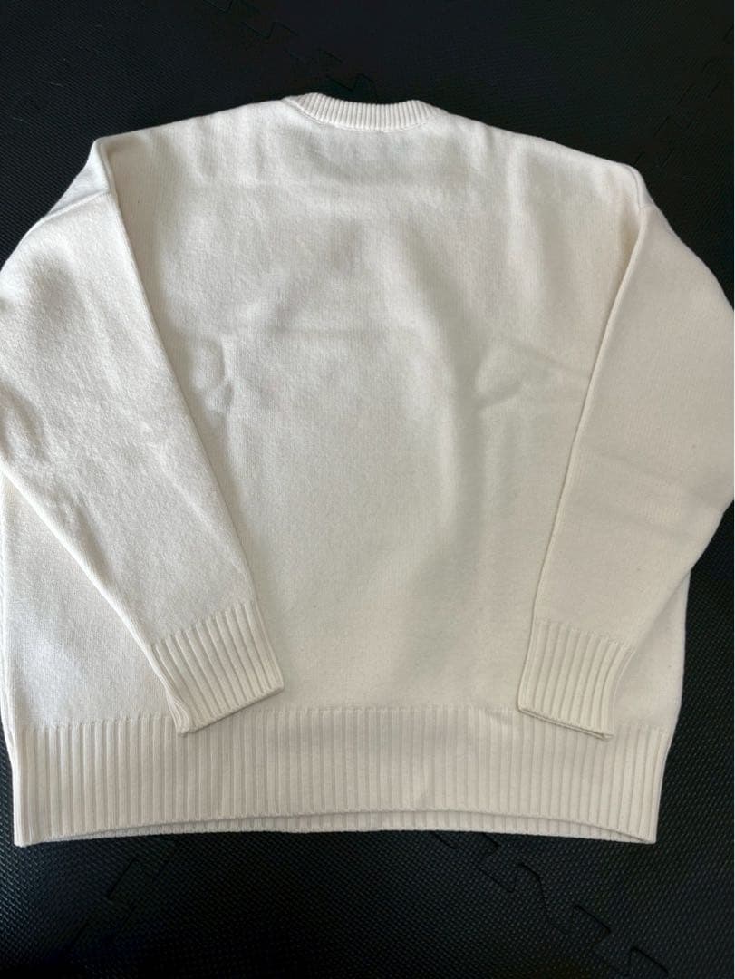 ami ハート刺繍 ホワイトニットセーター　美品
