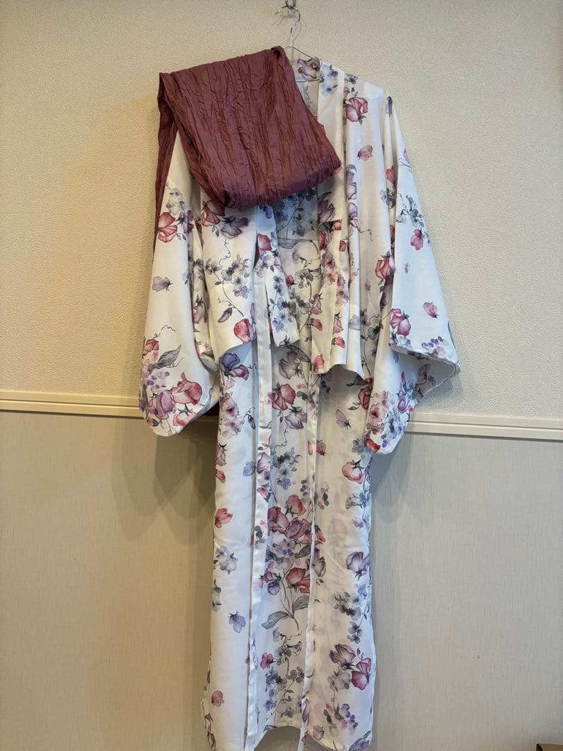 【本日限定】dita 浴衣　セパレート　ワンピース浴衣　そそぐ花筏