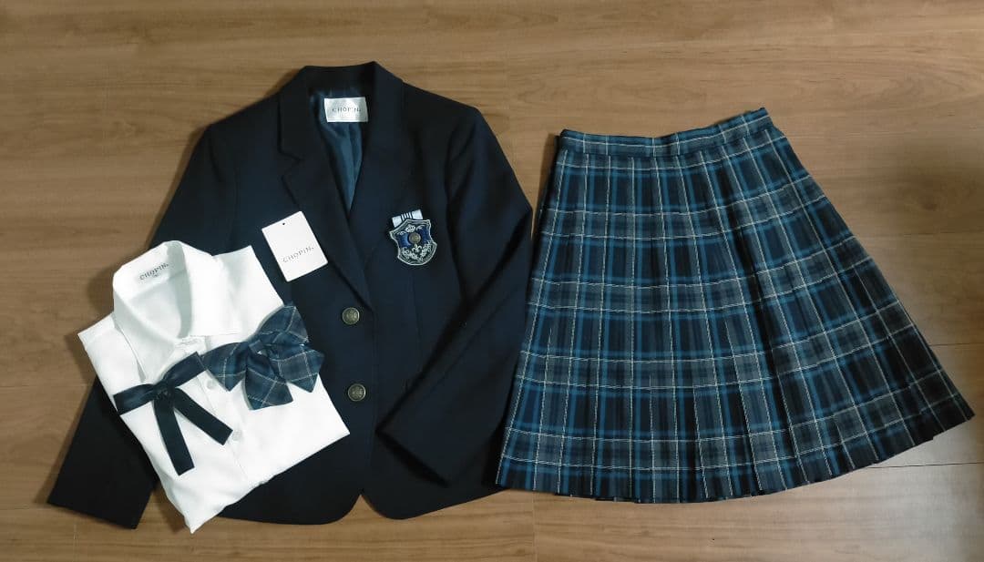 ショパン スーツ セットアップ フォーマル 卒業式 お受験 6点セット