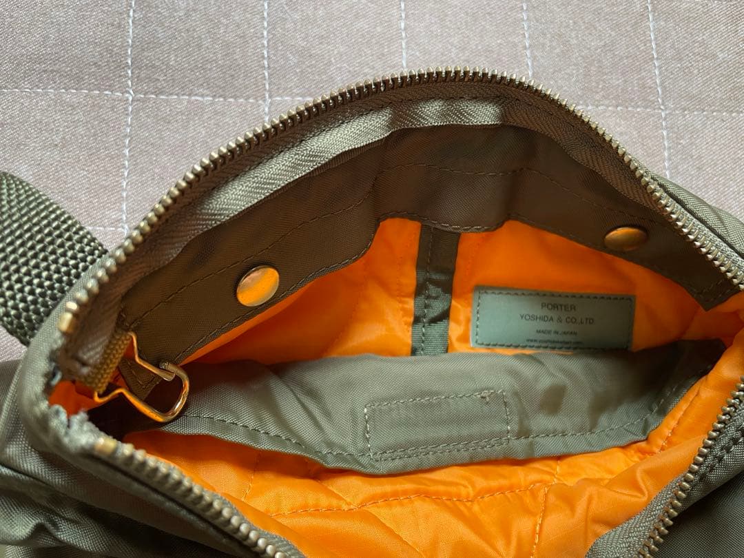 PORTER FORCE ショルダーバッグ オリーブ 美品
