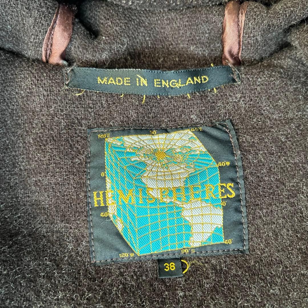 ✨ HEMISPHERES（エミスフィール）ウール100%ダッフルコート 38✨