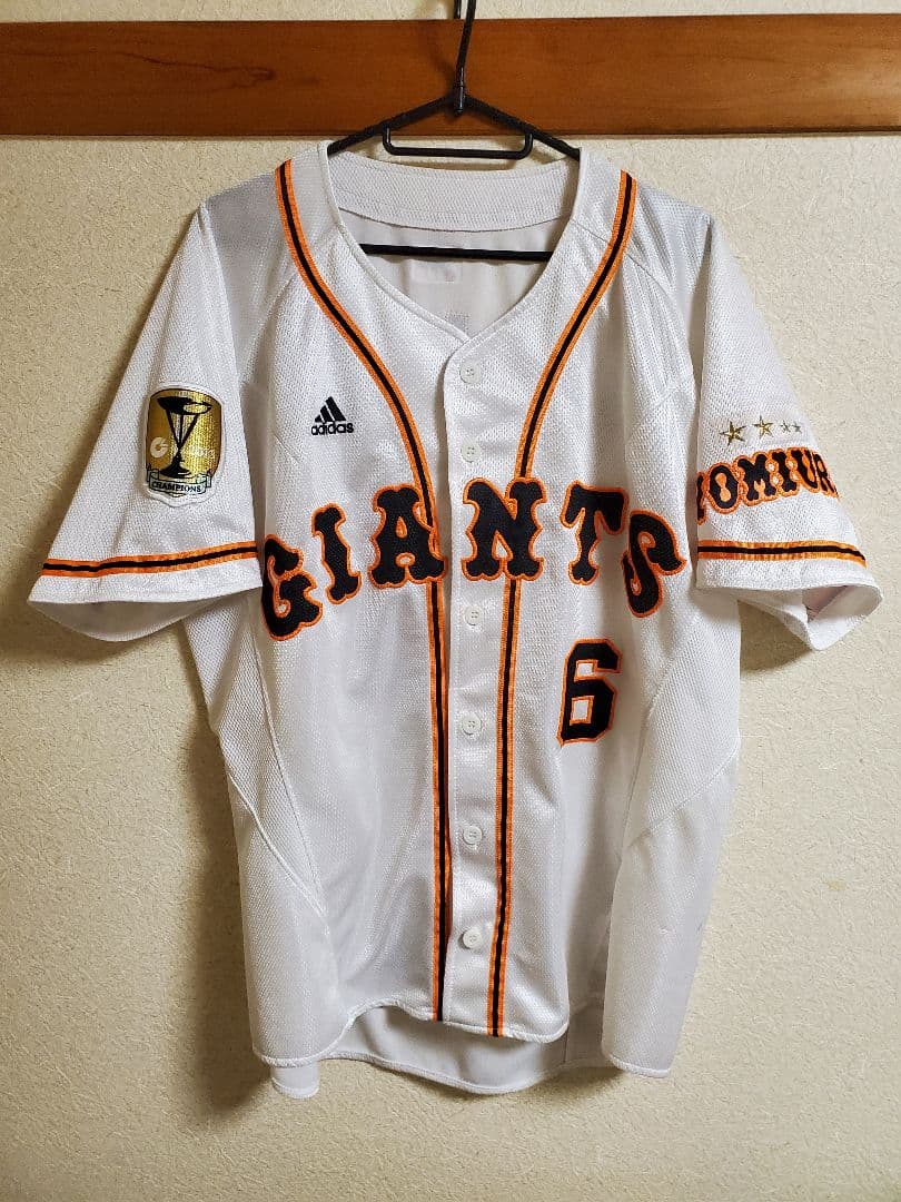 カ*主様 アディダス　坂本勇人　プロコレ　ユニフォーム　刺繍入り　サイズO