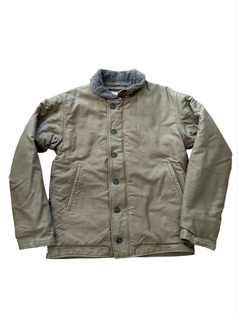 ▪️東洋エンターBUZZ RICKSON'SバズリクソンN-1デッキジャケット L