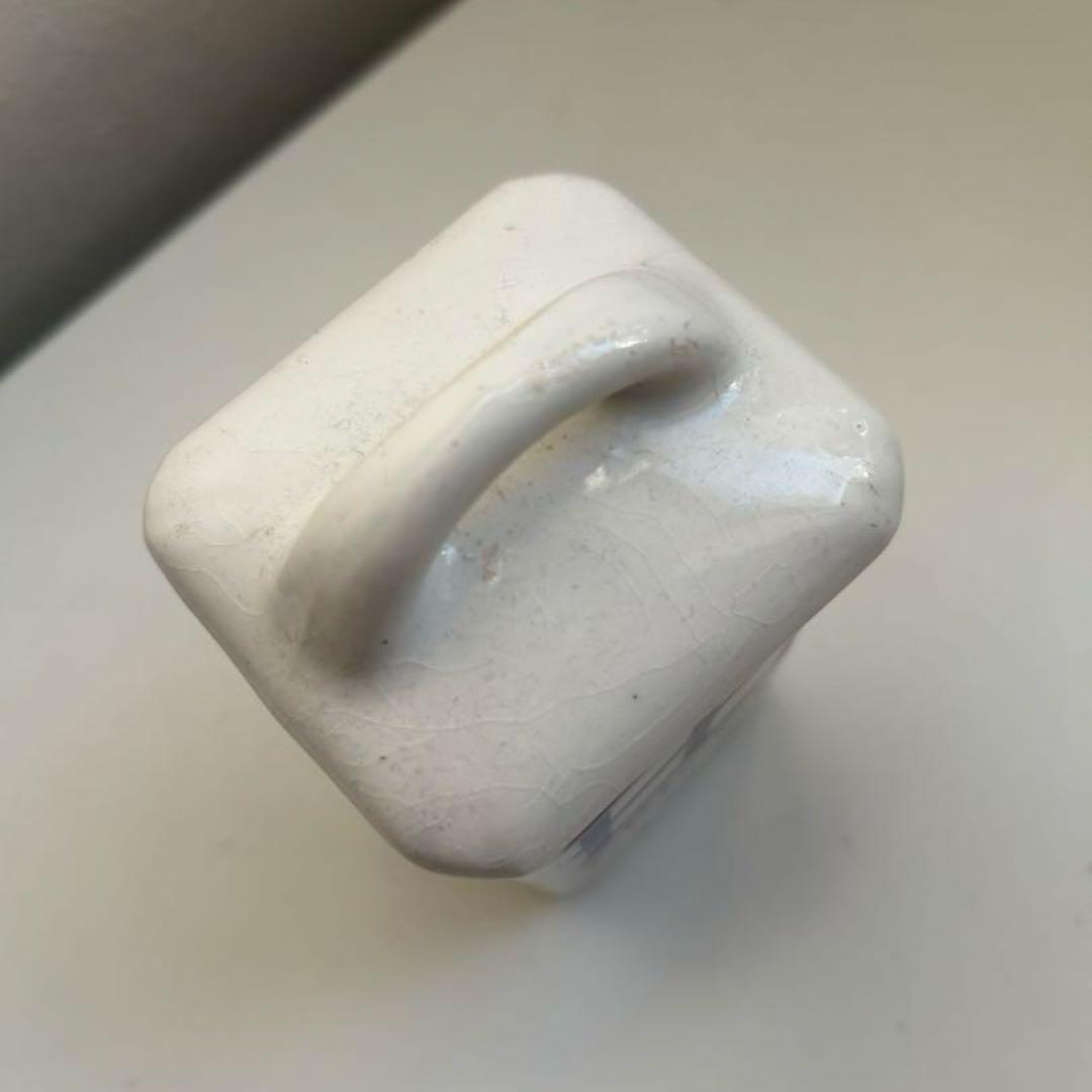 クレイユモントロー　ベアン　バスク柄　キャニスター　フランスアンティーク