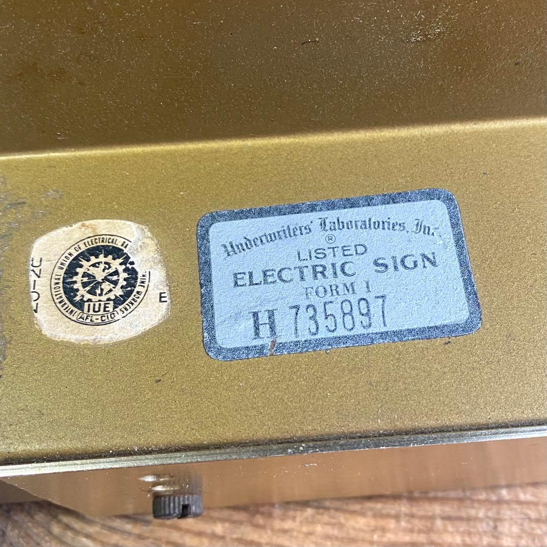 Burgermeister Beer★ナイトライトサインUSAビンテージ照明看板