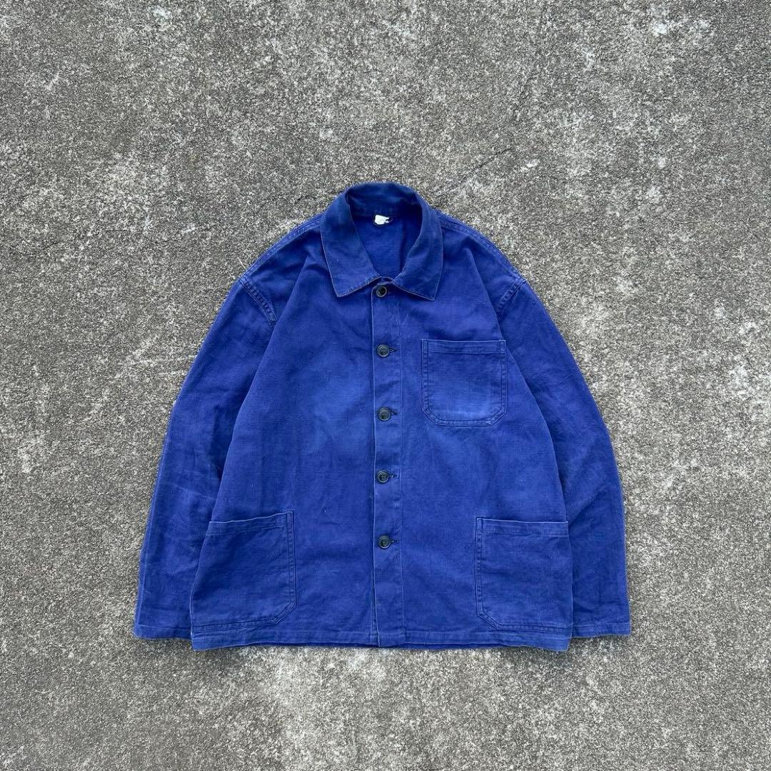 80s〜90s フレンチワーク　ジャケット　ユーロ　古着