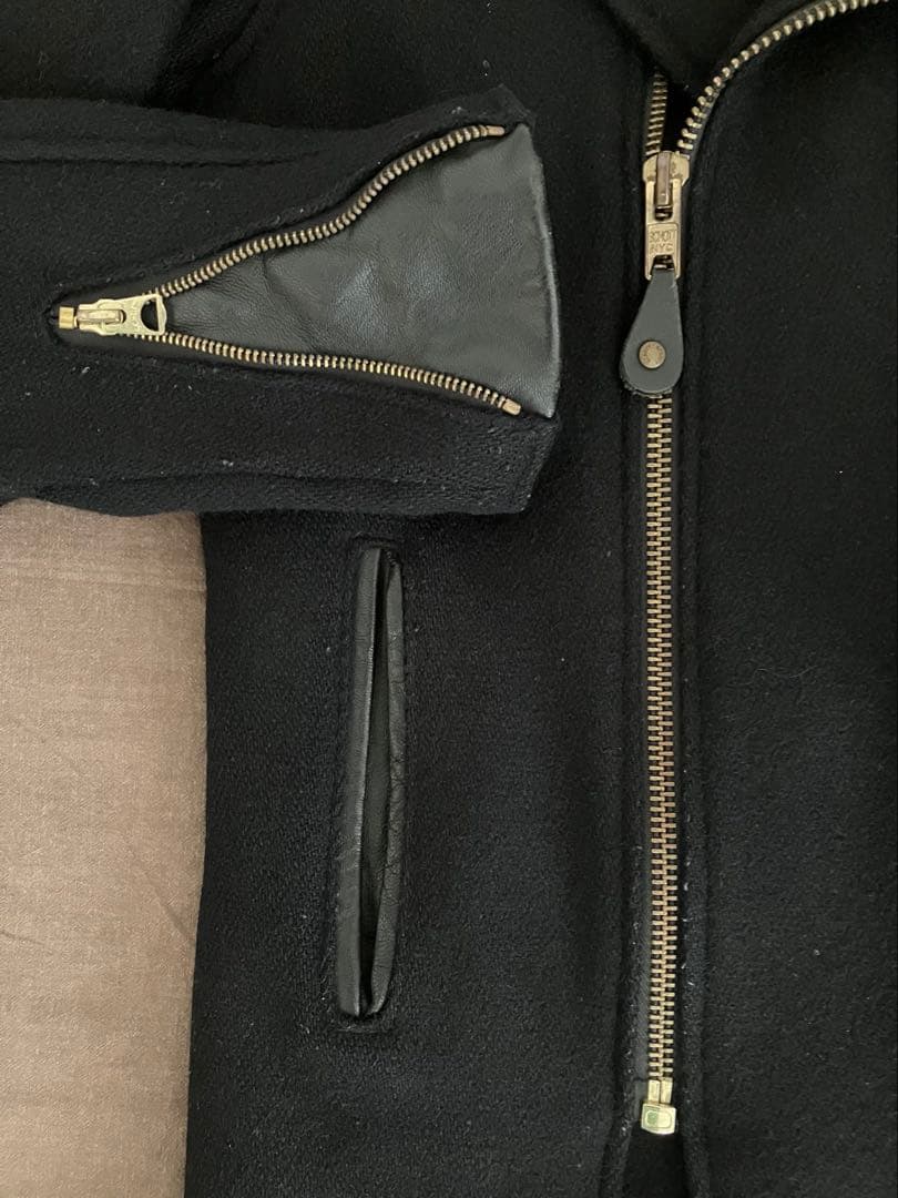 Schott ジップアップピーコート　サイズ34