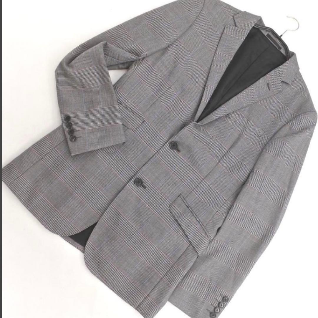 値下げ　バーバリー　グレンチェック　テーラードジャケット