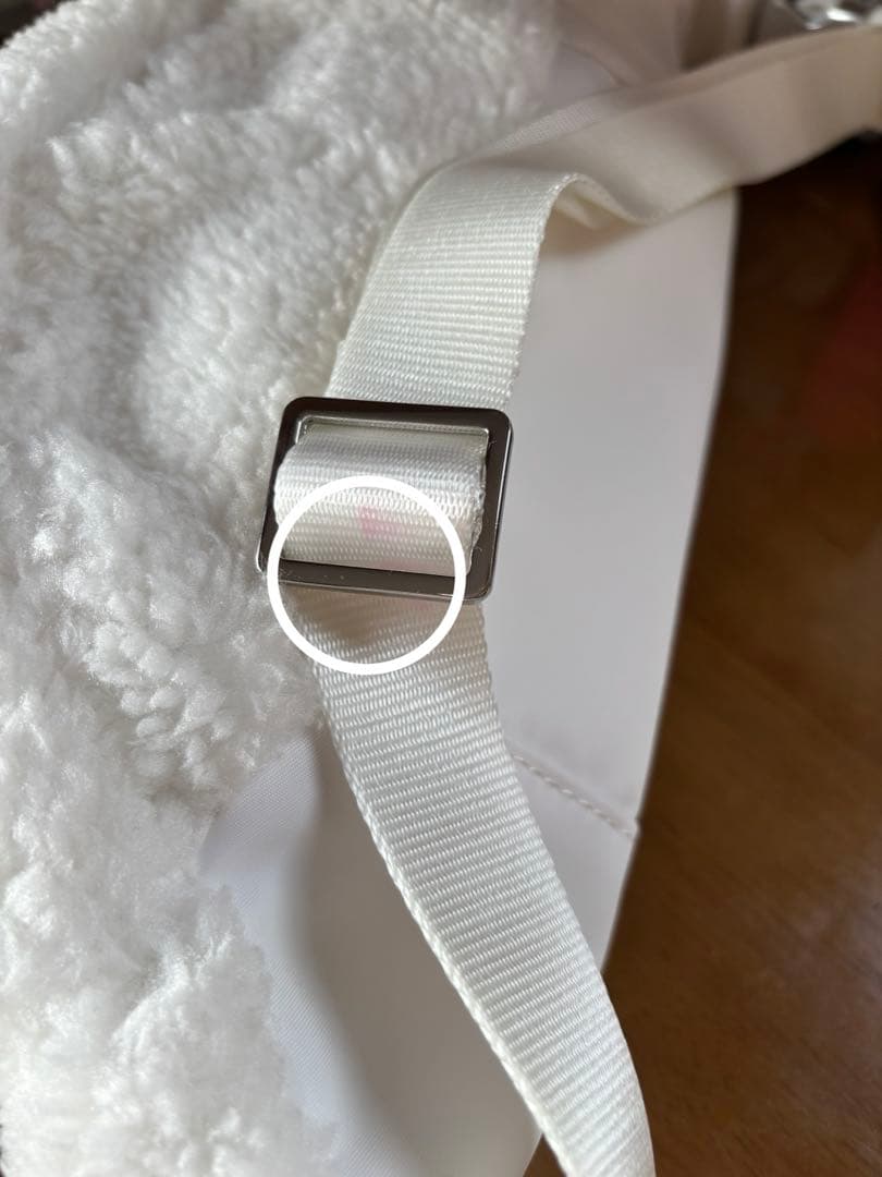 alo★新品タグ付き シェルパ ウエストポーチ ボア ファー