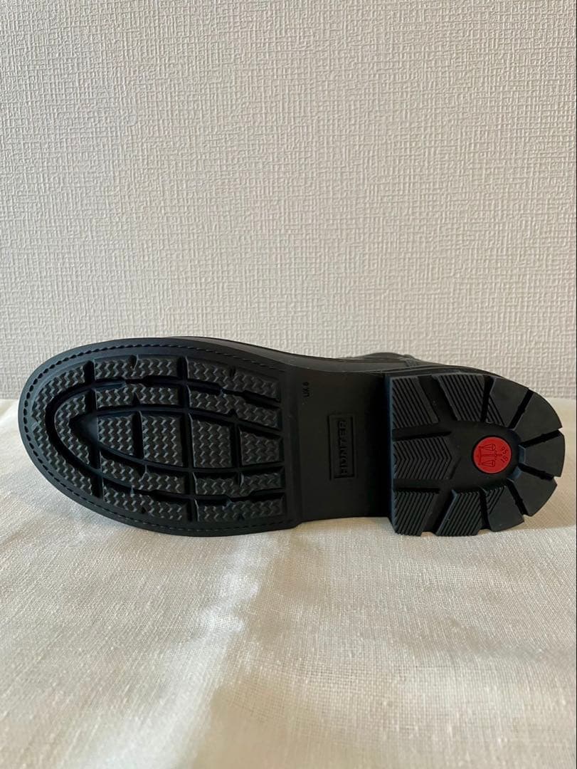 【ハンター】レインブーツ　サイドゴアブーツ　チェルシー　ブラック　黒