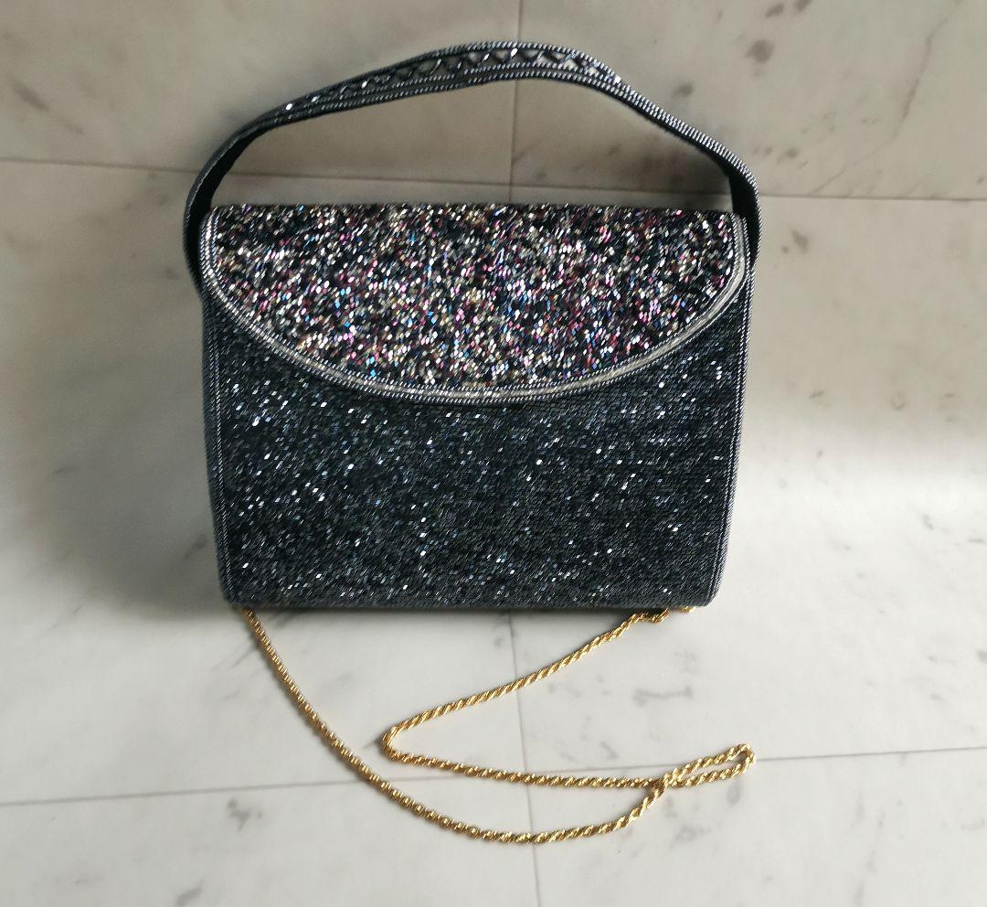 LUMY皇室御用達ブランドパーティバッグ　ブラック