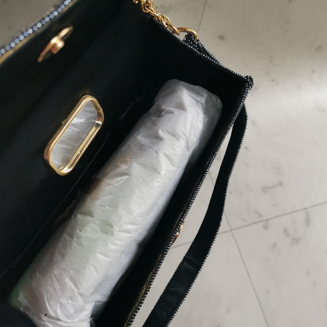 LUMY皇室御用達ブランドパーティバッグ　ブラック