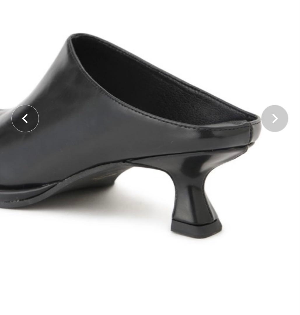 アダムエロペ　ブラックサンダル　ミュール　サボ