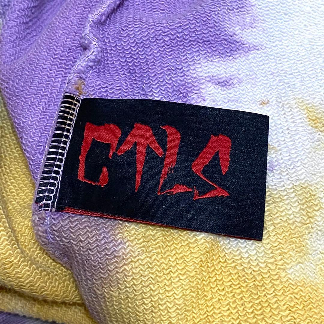 [美品]CVTVLISTカタリストサルエルパンツ白タイダイ2