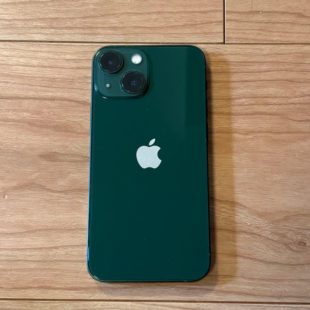て*ー様 iPhone 13 mini 128GB グリーン 最大容量78% 箱