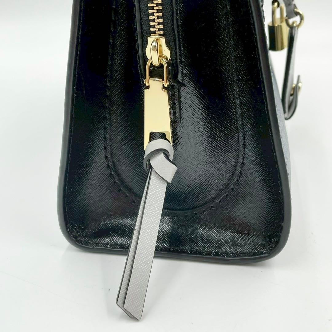 極美品　マークジェイコブス　リトルビッグショット　2wayハンドバッグ　ネイビー