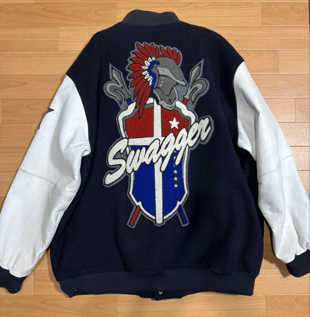 Swagger レザースタジャン レアサイズ　2XL
